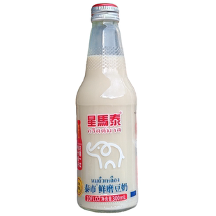 星马泰鲜磨豆奶玻璃瓶装300ml饮品学生早餐奶