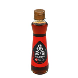 众信小磨小磨香油纯芝麻油小瓶装家用特香无添加