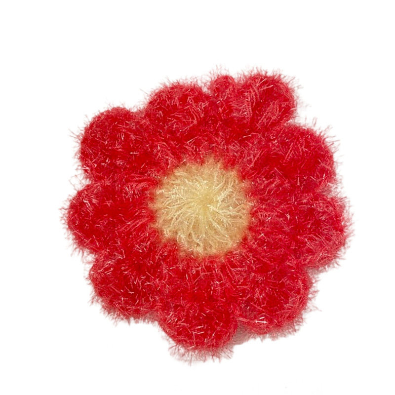 亚克力小花草莓洗碗巾