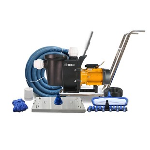 游泳池吸污机手动水池吸污泵水下吸尘器鱼池清洗神器池底清洁设备