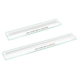 大凡光学 玻璃线纹尺0-600mm校正玻璃线纹尺光学定位高精度透明