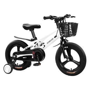 永久儿童自行车3到6岁8-12岁青少年小学生男童女孩新款镁合金单车