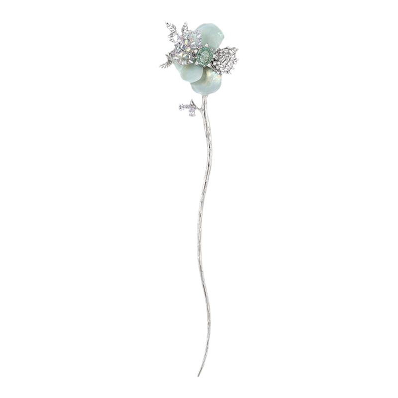 shes茜子璀璨编织蔷薇发簪