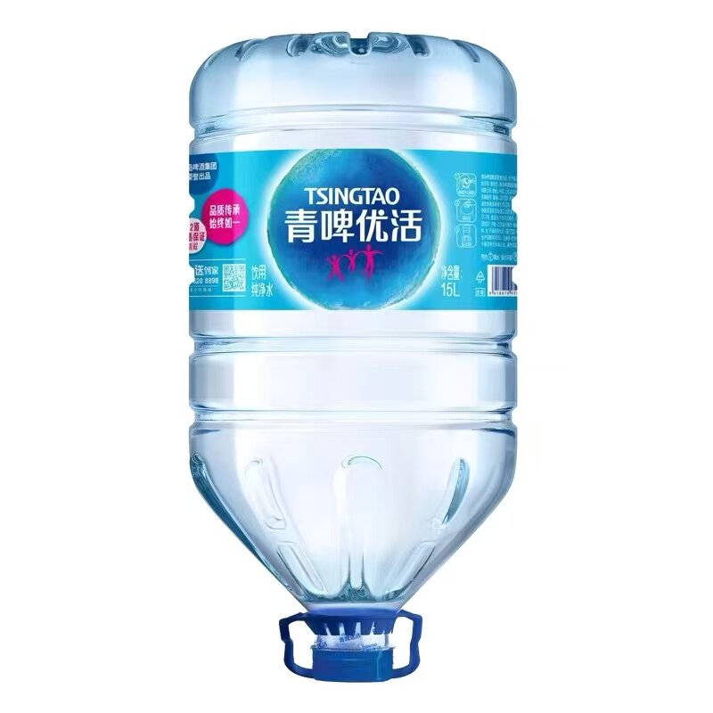 雀巢青啤优活15L10桶带手提一次性桶装水包邮 大桶水纯净水泡茶水