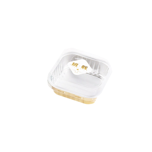 班戟包装盒芒果榴莲甜品盒子雪媚娘单个装一次性透明蛋糕打包盒