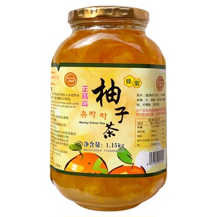 韩国风味正高岛蜂蜜柚子茶酱1150g蜂蜜柚子果味酱冲饮奶茶店专用