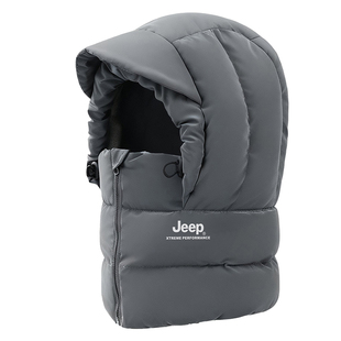 jeep吉普雷锋帽子男士冬季保暖防风防寒加绒骑行护颈围脖一体男冬