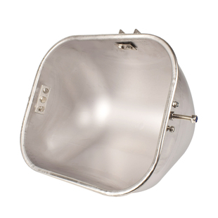 不锈钢母猪食槽加厚钢板猪料槽产床定位栏喂料槽采食槽喂大猪食槽