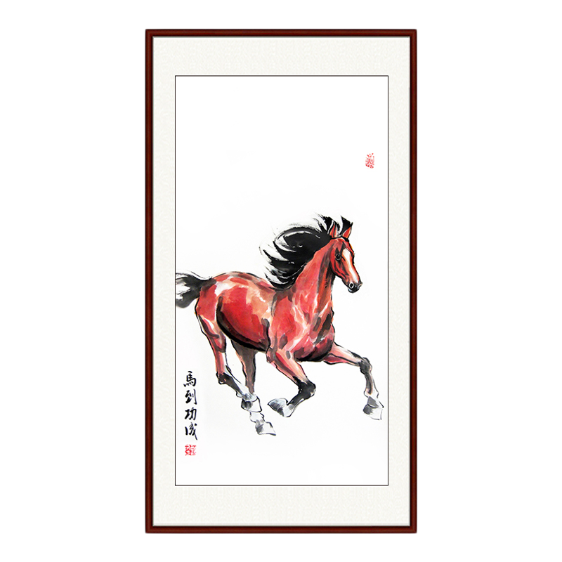 纯手绘手工国画真迹字画中堂