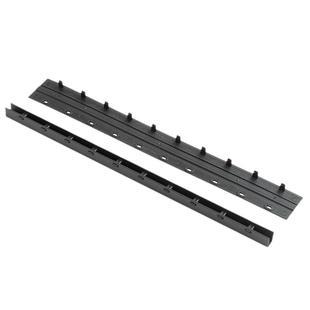 【全网爆款】a4装订夹条十孔活页塑料夹条文件压边条A410孔夹条装订机用黑色可拆装装订条投标书合同书超厚装