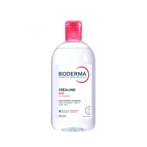 法国本土版新版C版Bioderma贝德玛卸妆水女500ml粉水舒妍多效