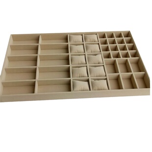 定制精致抽屉收拾收纳盒分隔托盘耳钉饰品盘收纳盘饰品首饰盒实木