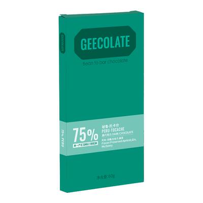 GEECOLATE秘鲁托卡什75%黑巧克力