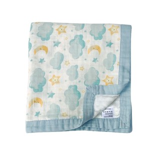 儿童八层纱布盖毯A类竹棉婴儿抱被柔软透气宝宝空调毯幼儿园薄被