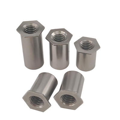 SOS-M6M8 正宗304不锈钢通孔压铆柱 压铆螺母柱 SOOS螺套 压铆件