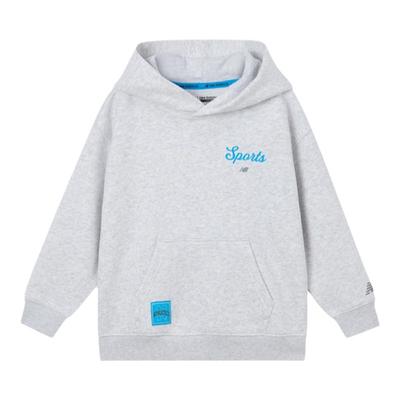 New Balance nb童装男女儿童新款加绒透气连帽运动卫衣ND7CE4E043