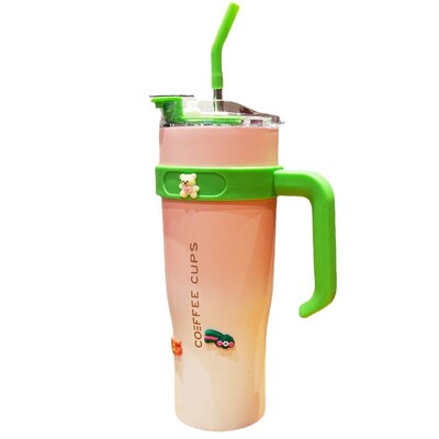 巨型杯家用保温杯水杯1.25L