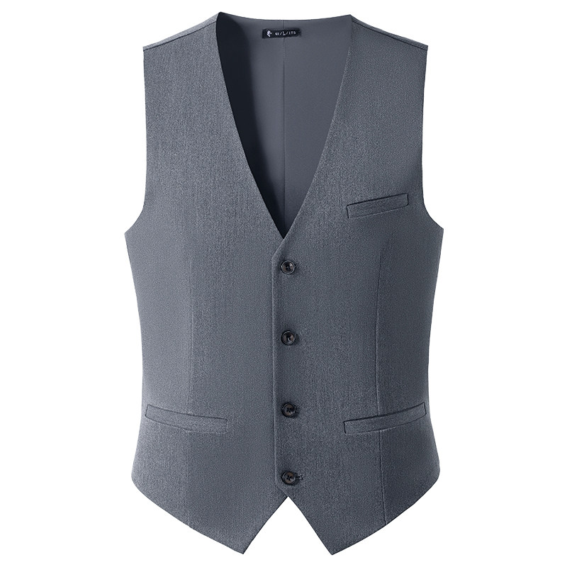 酒店前台接待工装马甲男女同款商务正装马夹房地产银行上班背心