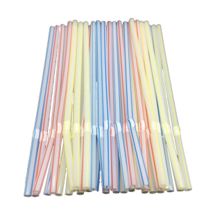 吸管一次性彩虹豆浆杯饮料弯曲塑料1000根装彩色艺术创意手工细管