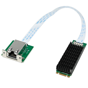 GRIS M2排线10G万兆网卡AQC113以太网B+M Key迷你机箱RS232串口位M.2台式机工作站LINUX服务器ESXI群晖10000M