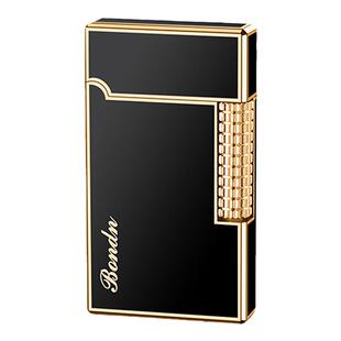 金属浮雕叮钢音朗声充气打火机个性创意侧滑砂轮斜火高档男士礼物