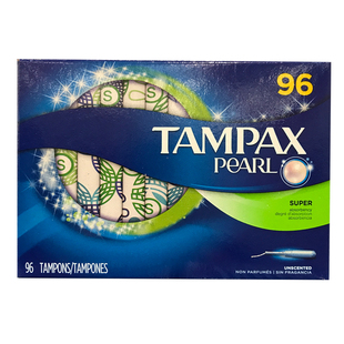 现货美国Tampax丹碧丝塑料导管卫生棉条小中大号姨妈月经棒96只