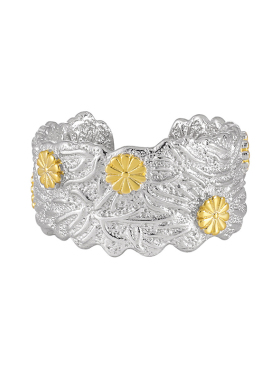 S925纯银雏菊花戒指女小众设计