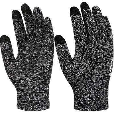 西班牙卡尔美加绒保暖手套毛线厚