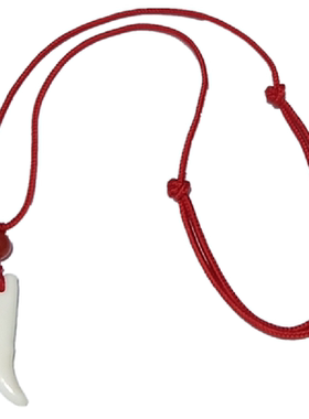 真狗牙吊坠男士黑狗牙项链女儿童