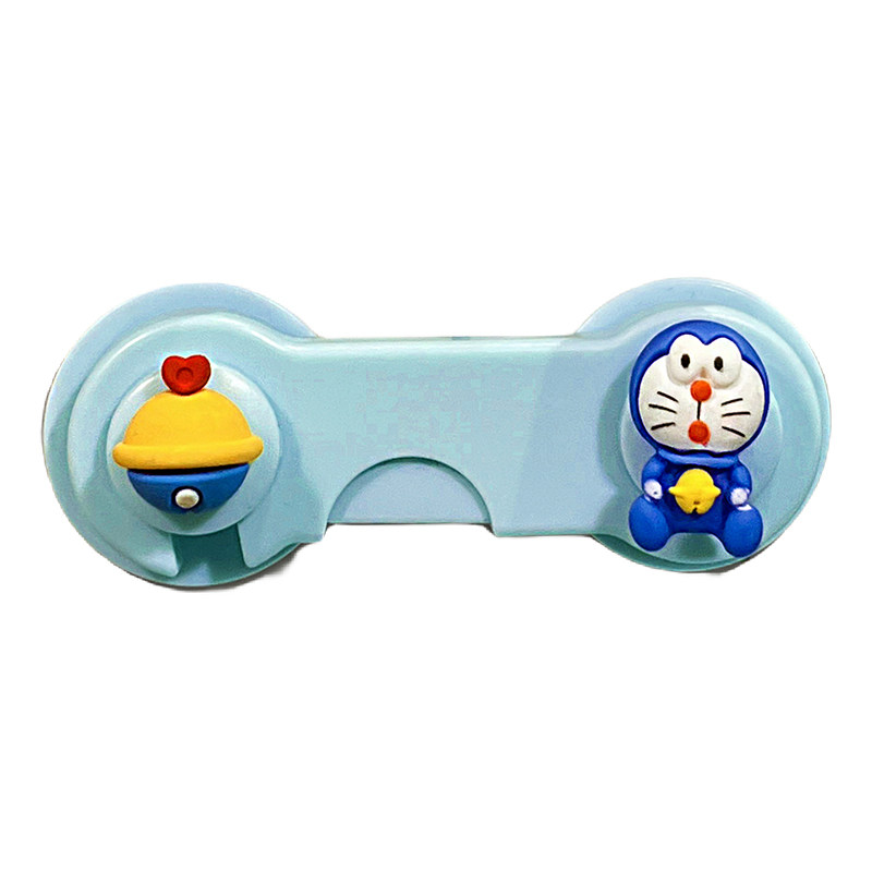 抽屉扣儿童安全锁可爱卡通婴儿宝宝防夹手防开冰箱门衣柜门锁扣