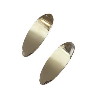 韩国金属椭圆侧边夹高级感冷淡风一字夹碎发夹鸭嘴夹甜酷少女BB夹