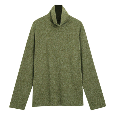 大码女装新款加绒独特漂亮内搭可外穿打底衫秋冬高领显瘦保暖上衣