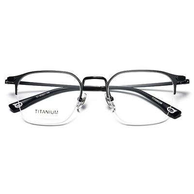 星沐复古超轻纯钛眼镜框男款商务