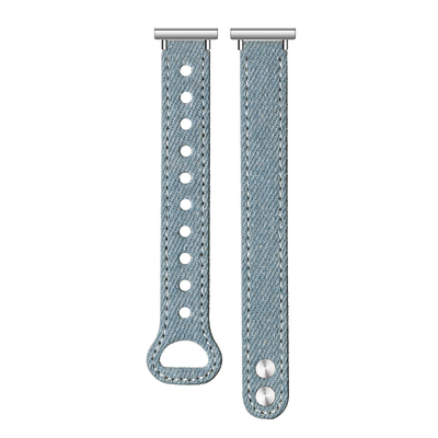 适用oppox2mini表带牛仔皮质双扣