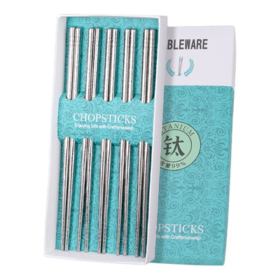 庆展纯钛筷子高档热卖系列款式