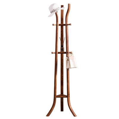 实木衣帽架挂衣架全实木新中式