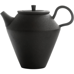 遇素陶瓷茶壶中式黑陶功夫茶具泡茶壶家用客厅泡茶器办室复古单壶