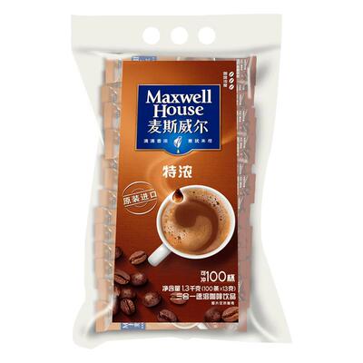 特浓原味3合1咖啡粉麦斯威尔