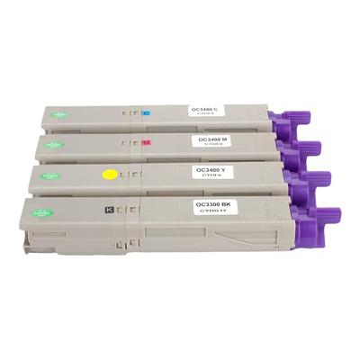 亿讯 适用OKI3300粉盒 OKI3400墨粉盒 C3300 C3300n C3400 C3400n C3450 C3530MFP C3600 C3600n打印机碳粉盒