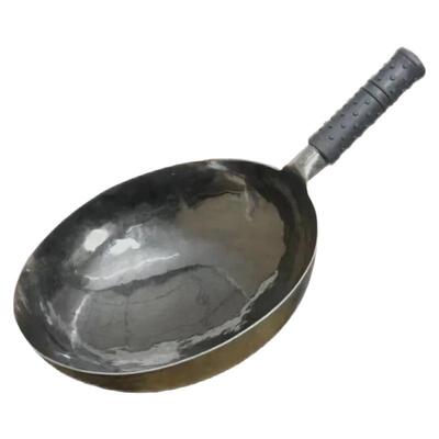 章丘铁锅纯手工古法黑锅