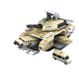 坦克玩具车男孩军事基地模型套装汽车战斗机直升飞机儿童玩具场景