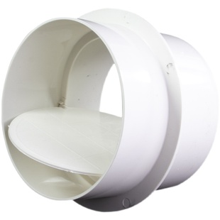 油烟机换气扇烟道止回阀PVC110排风管道止逆阀160/180/200单向阀