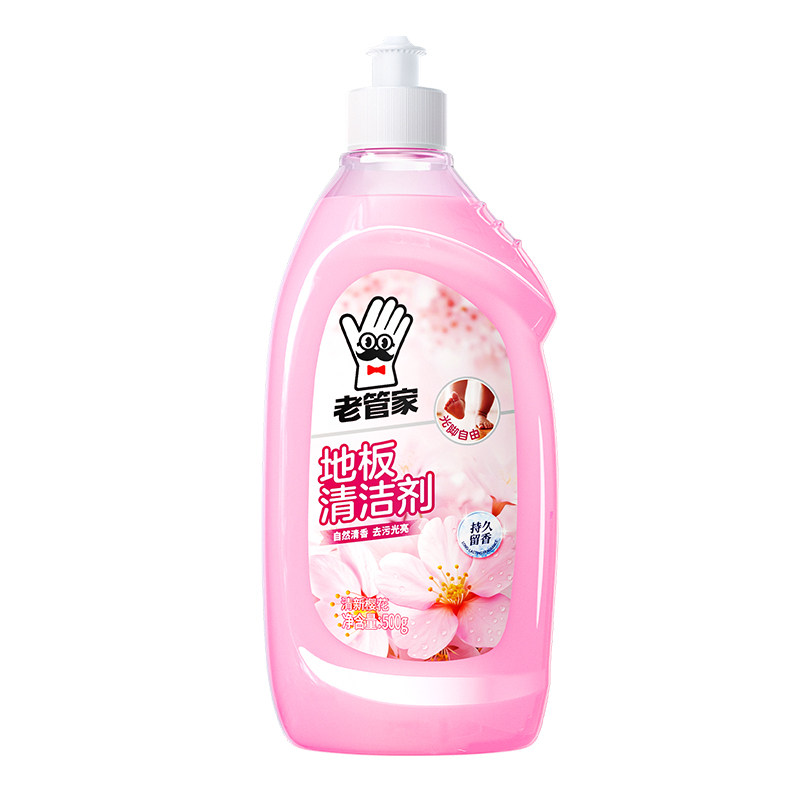 老管家地板清洁剂500mL速干无痕