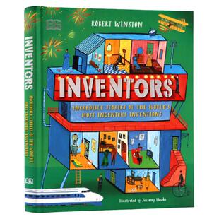DK儿童图解百科 发明家 英文原版 Inventors 世界上天才的发明背后的精彩故事 儿童科普百科书籍精装全彩插图 发明家名人科普