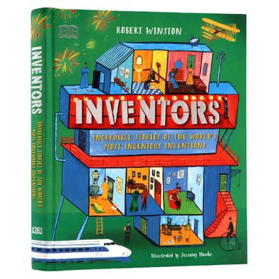 DK儿童图解百科 发明家 英文原版 Inventors 世界上天才的发明背后的精彩故事 儿童科普百科书籍精装全彩插图 发明家名人科普
