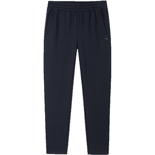 安踏奶芙裤丨卫裤夏季透气女裤薄款针织运动裤宽松束脚裤休闲长裤