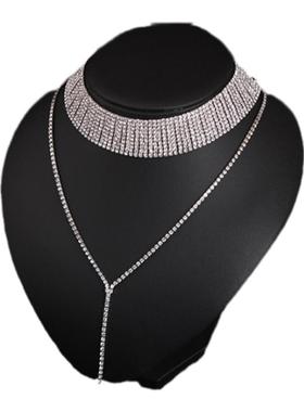 欧美时尚超性感流行长颈锁骨项链