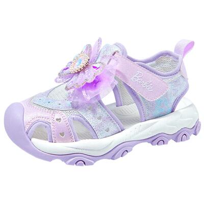 芭比夏季运动女童包头运动凉鞋