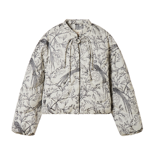 VIEA.ING薇迎新中式羽绒服女2025冬季新款短款外套新年设计感上衣