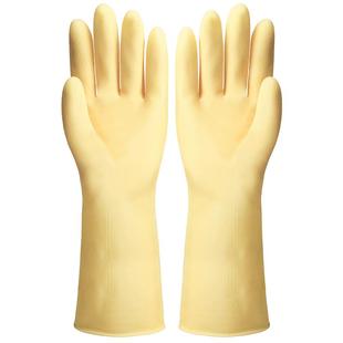 东方红胶手套橡胶清洁洗碗工业牛筋加厚耐酸碱食品家用厨房防水